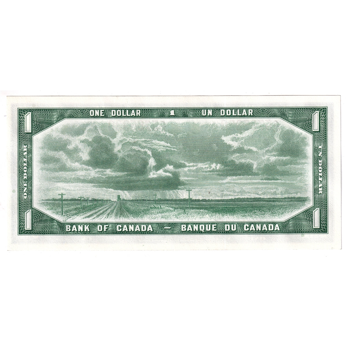 BC-37a 1954 Canada $1 Beattie-Coyne, O/L, Uncirculated (MS60)