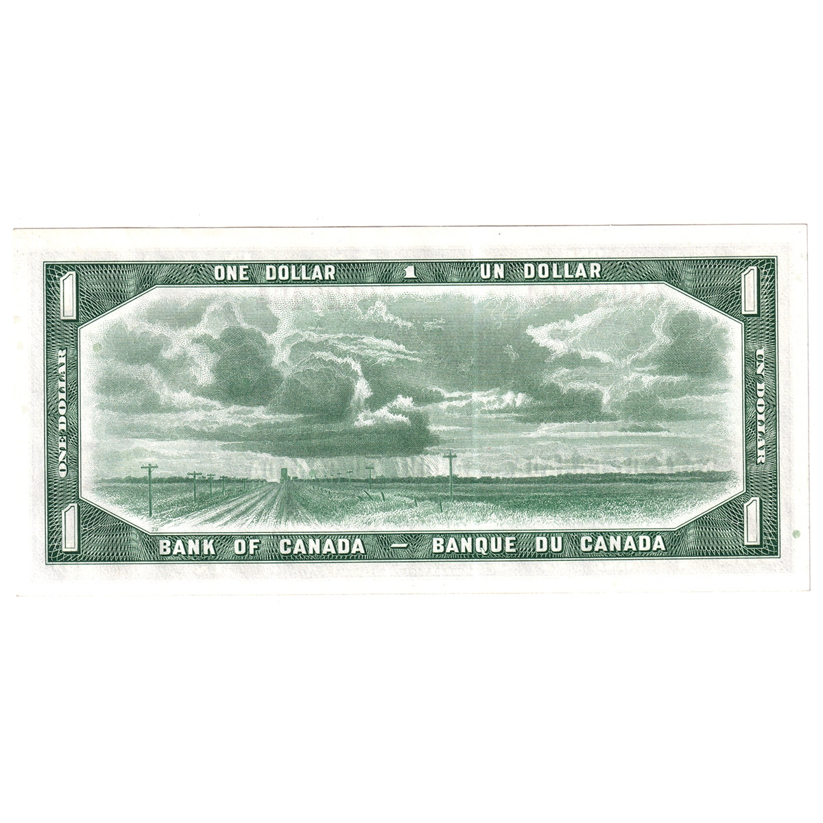 BC-37b 1954 Canada $1 Beattie-Rasminsky, F/N, Choice Uncirculated (CUNC63)