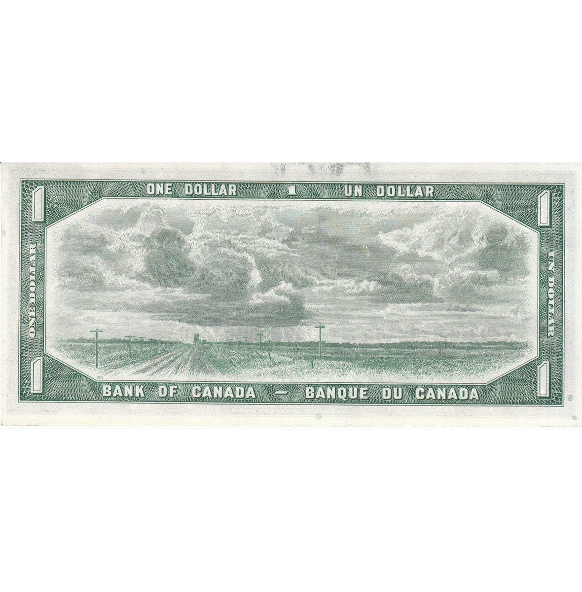 BC-37b 1954 Canada $1 Beattie-Rasminsky, H/N, Choice Uncirculated (CUNC63)
