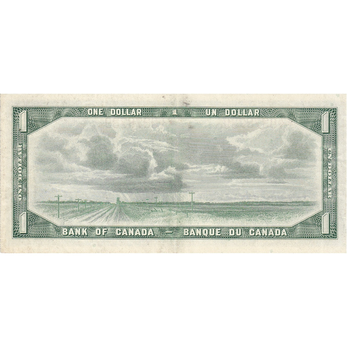 BC-37bA 1954 Canada $1 Beattie-Rasminsky, *A/Y, EF-AU