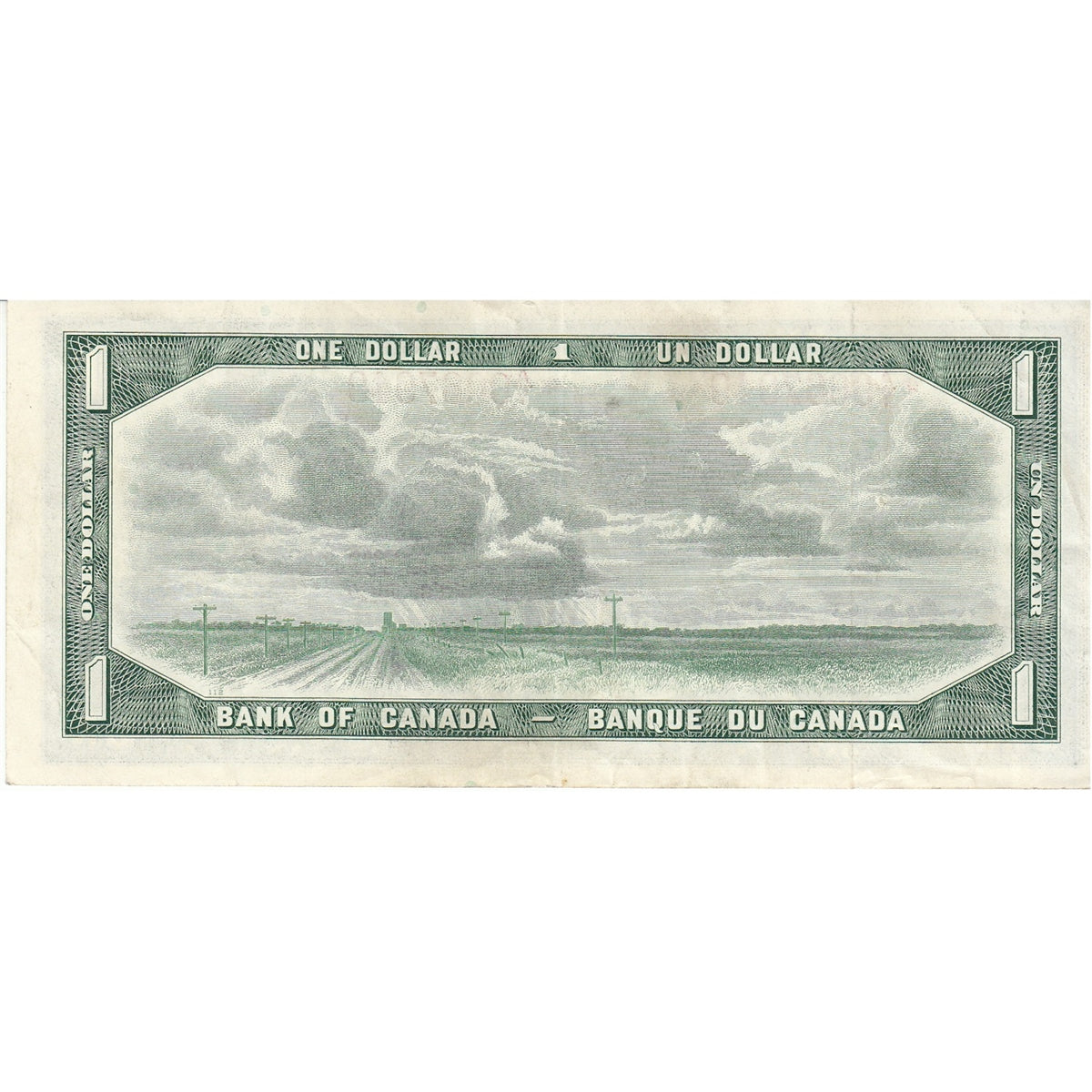 BC-37bA 1954 Canada $1 Beattie-Rasminsky, *A/Y, VF