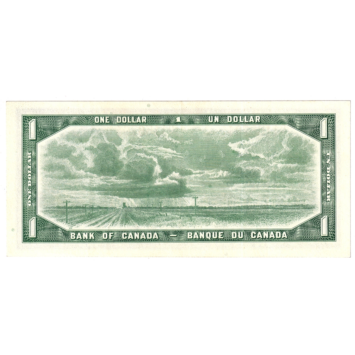 BC-37d 1954 Canada $1 Lawson-Bouey, D/I, VF-EF (VF30)