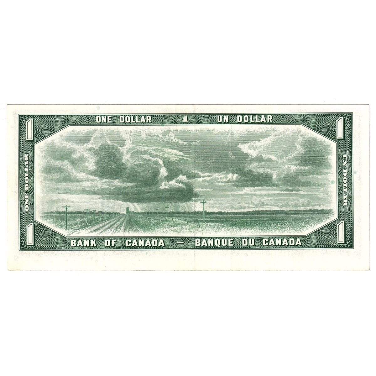 BC-37bA 1954 Canada $1 Beattie-Rasminsky, *H/Y, VF-EF