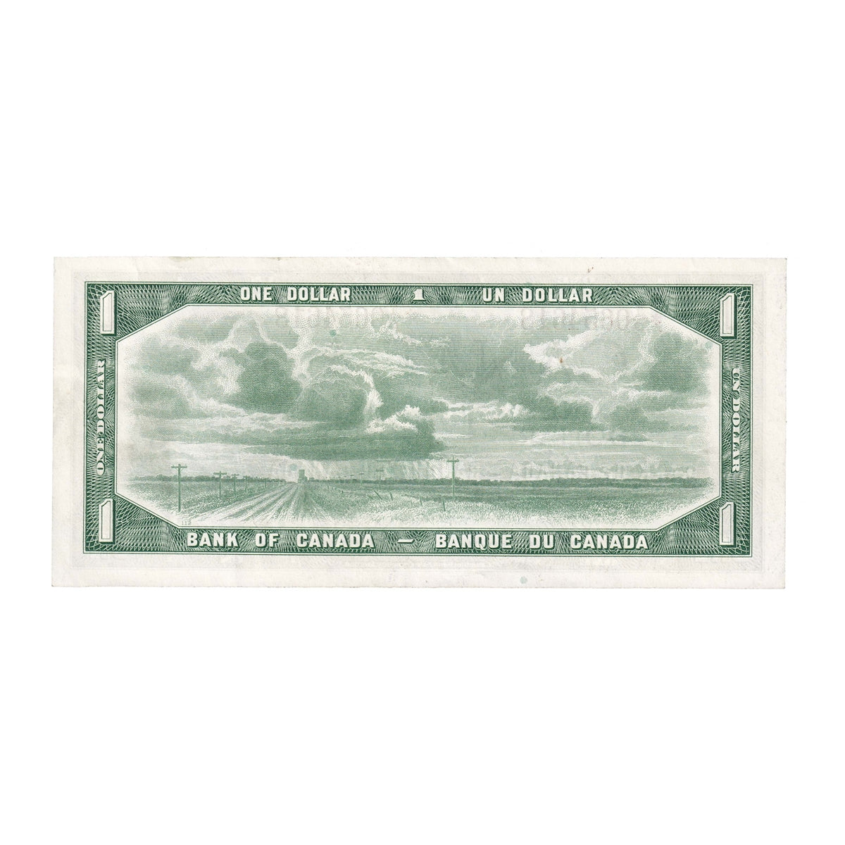 BC-37bA 1954 Canada $1 Beattie-Rasminsky, *I/O, AU