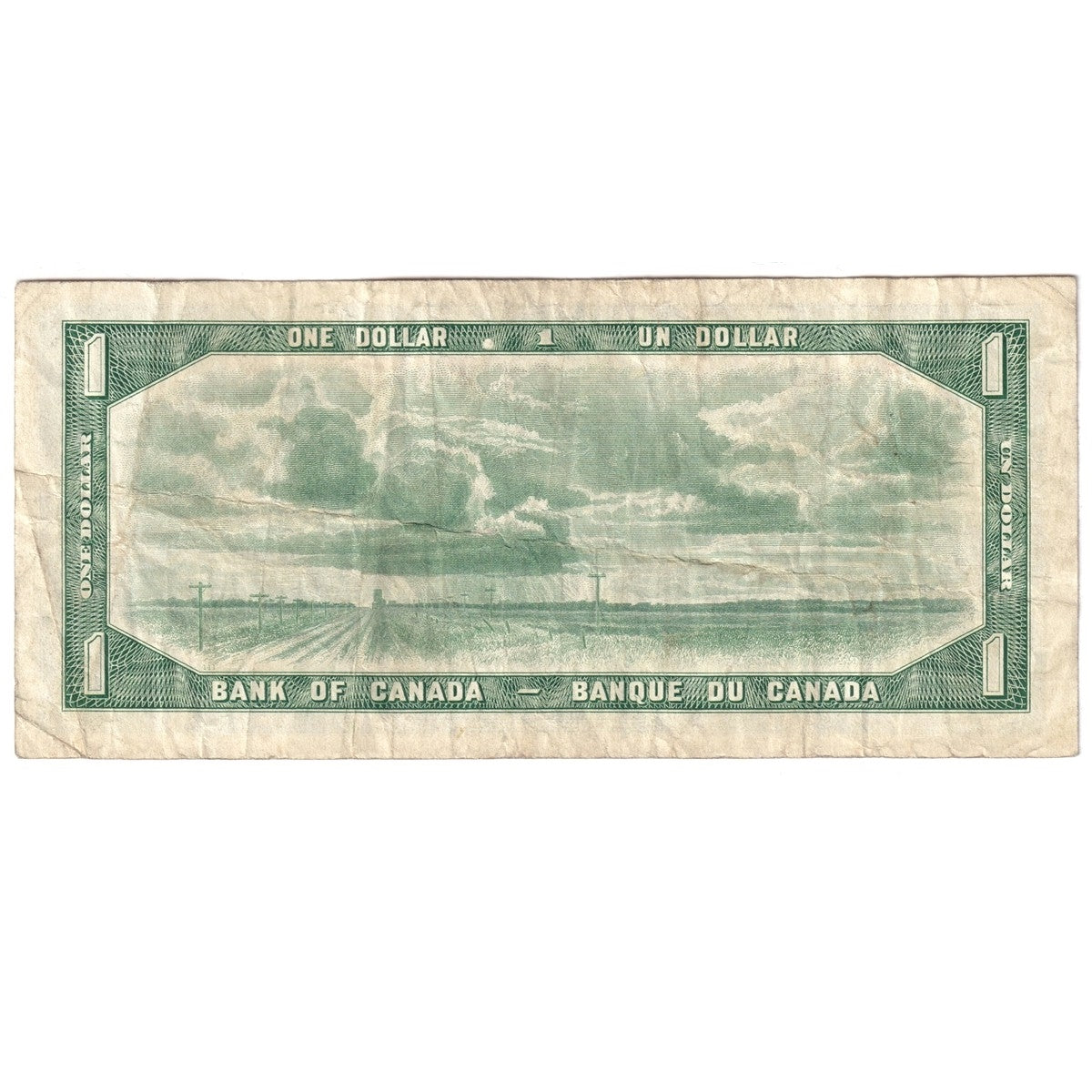 BC-37bA 1954 Canada $1 Beattie-Rasminsky, *S/O, VF