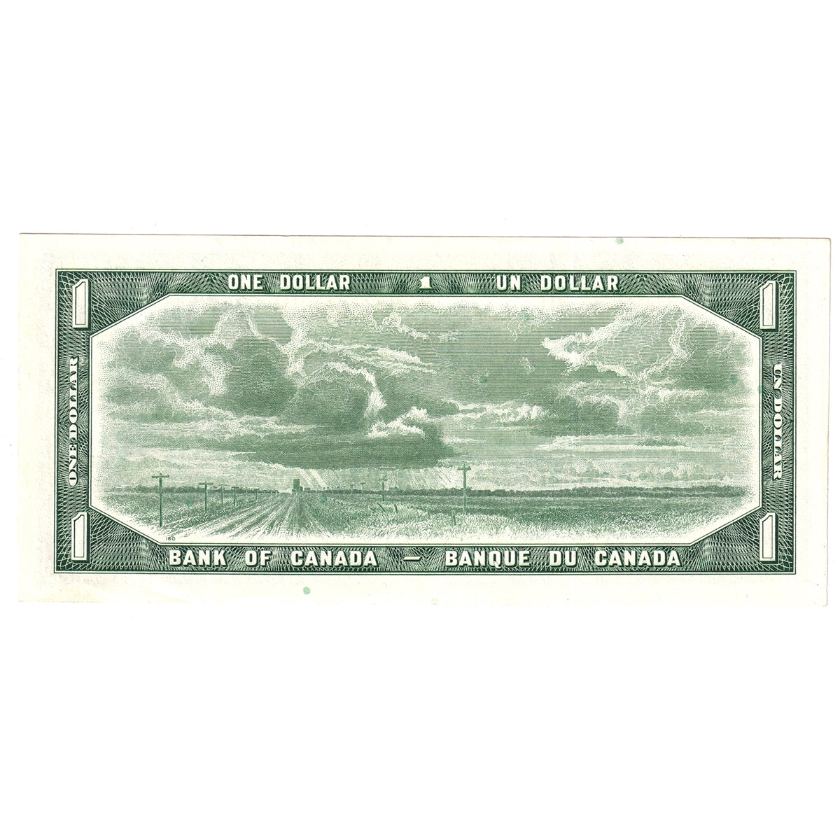 BC-37BA-i 1954 Canada $1 Beattie-Rasminsky, *A/F, AU-UNC