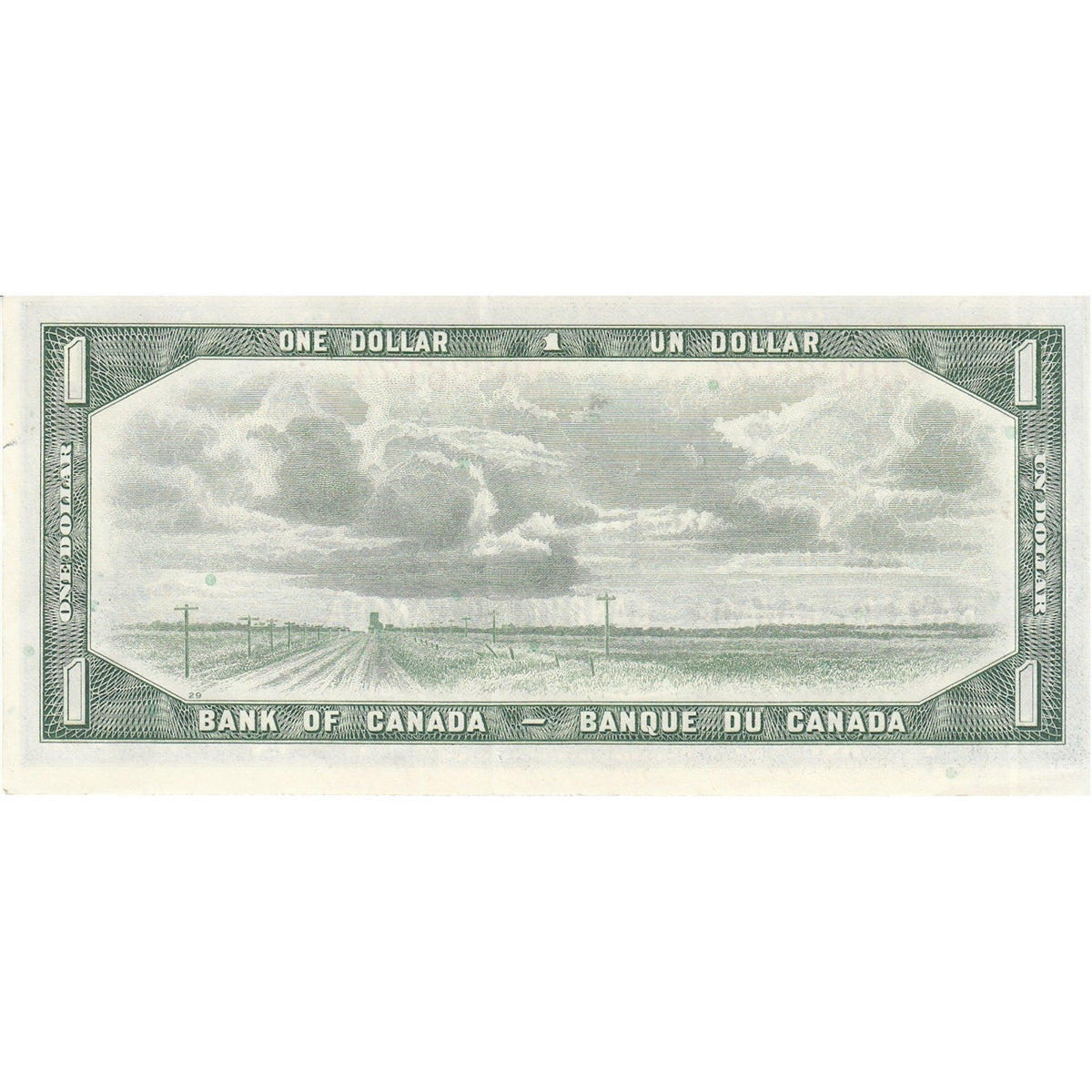 BC-37bA-i 1954 Canada $1 Beattie-Rasminsky, *B/M, EF-AU (EF45)