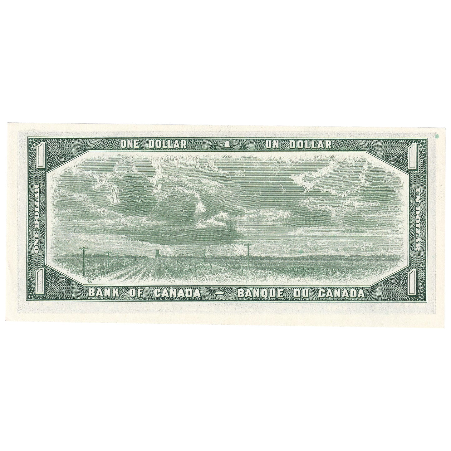BC-37b-i 1954 Canada $1 Beattie-Rasminsky, B/F, UNC