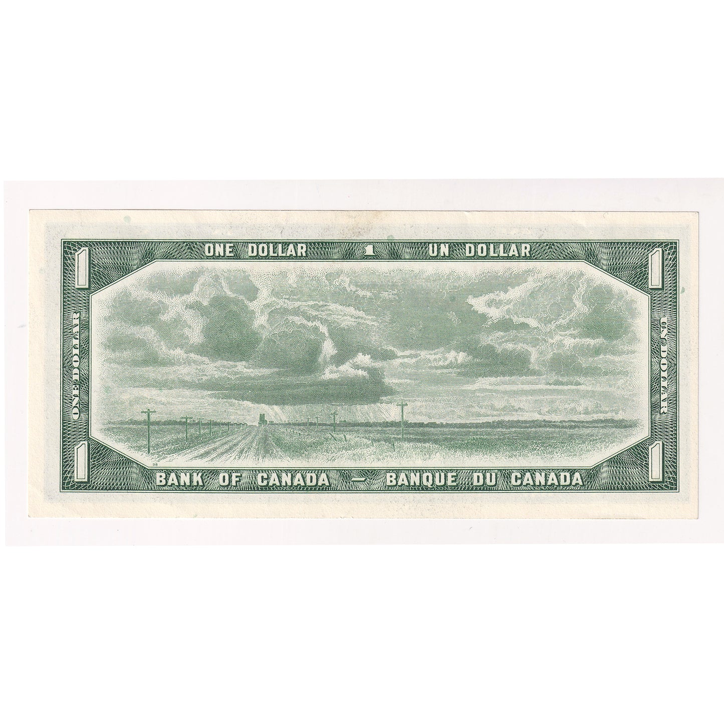 BC-37b-i 1954 Canada $1 Beattie-Rasminsky, E/Z, Choice Uncirculated (CUNC63)