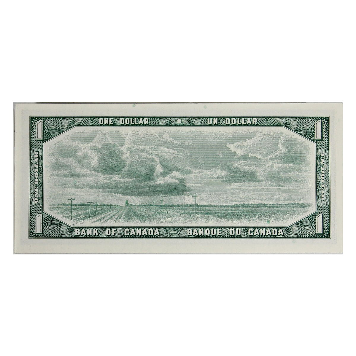 BC-37b-i 1954 Canada $1 Beattie-Rasminsky, H/F, UNC
