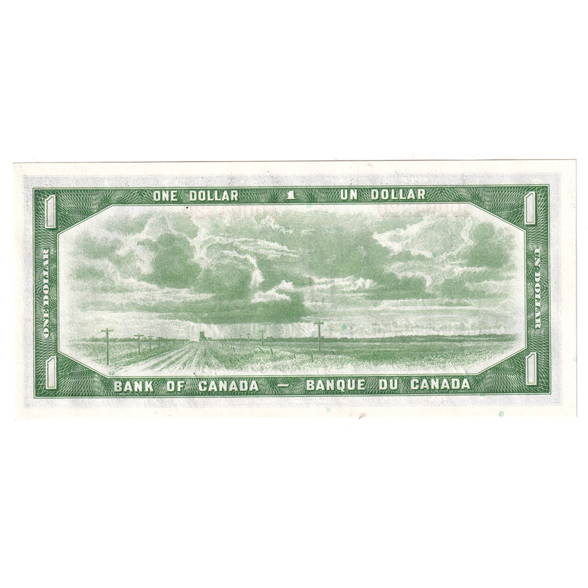 BC-37b-i 1954 Canada $1 Beattie-Rasminsky, I/M, CUNC
