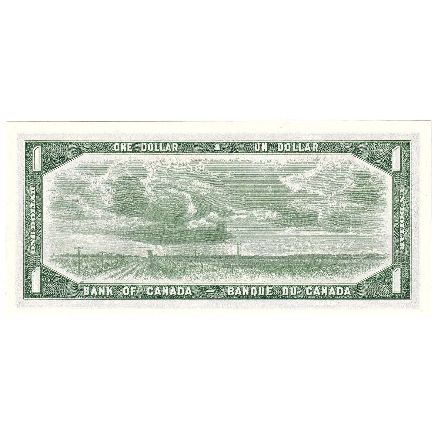BC-37b-i 1954 Canada $1 Beattie-Rasminsky, J/M, CUNC