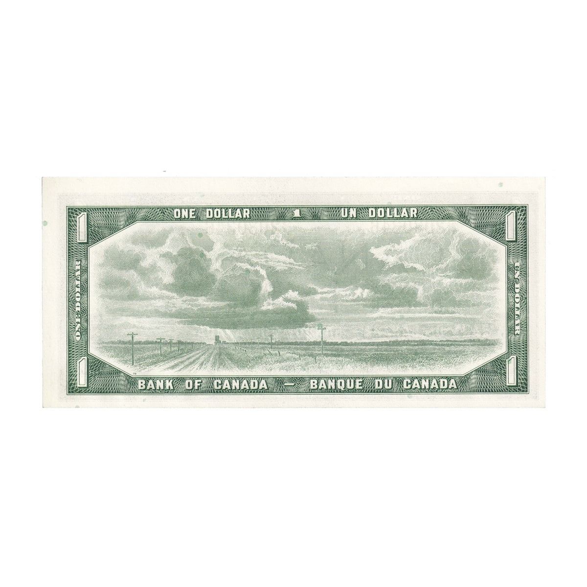 BC-37b-i 1954 Canada $1 Beattie-Rasminsky, S/P, CUNC