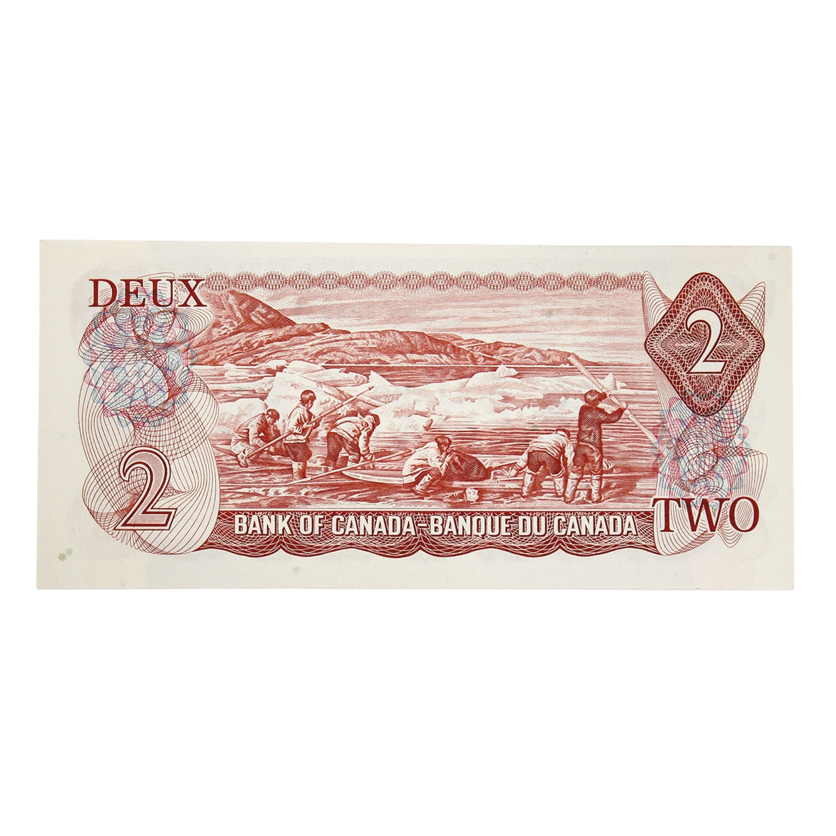 BC-47a 1974 Canada $2 Lawson-Bouey, BP, Original Tint, Uncirculated (MS60)