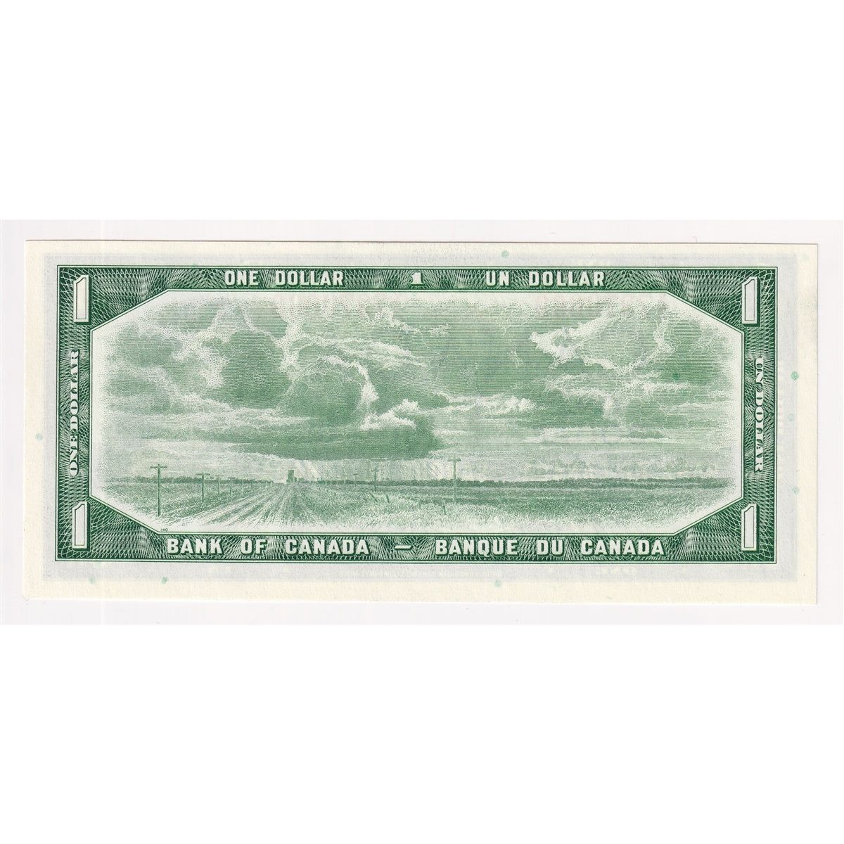 BC-37b-i 1954 Canada $1 Beattie-Rasminsky, X/Z, CUNC