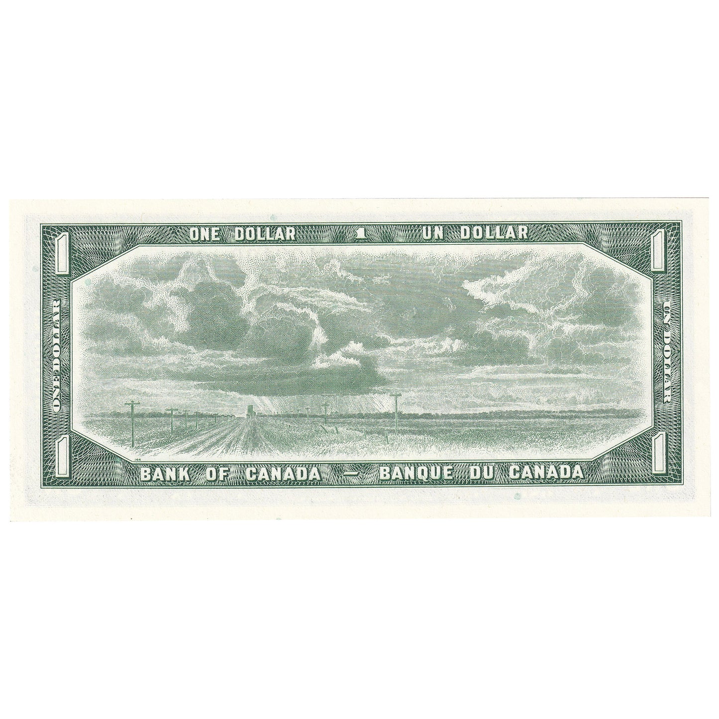 BC-37b-i 1954 Canada $1 Beattie-Rasminsky, Y/Z, CUNC