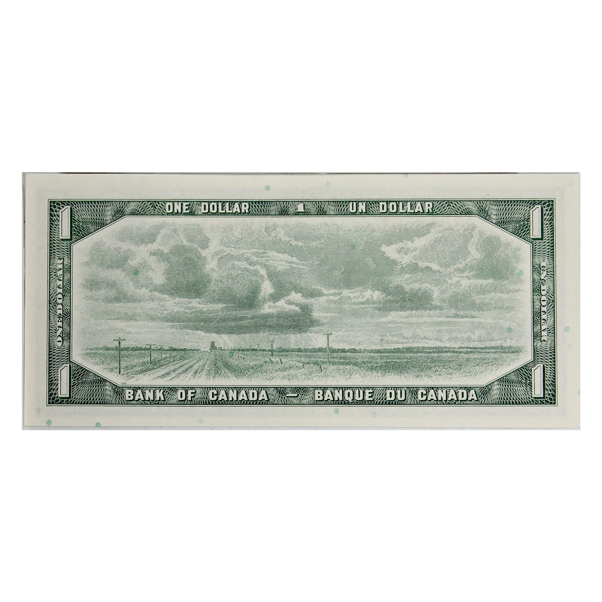 BC-37c 1954 Canada $1 Bouey-Rasminsky, M/F, Uncirculated (MS60)