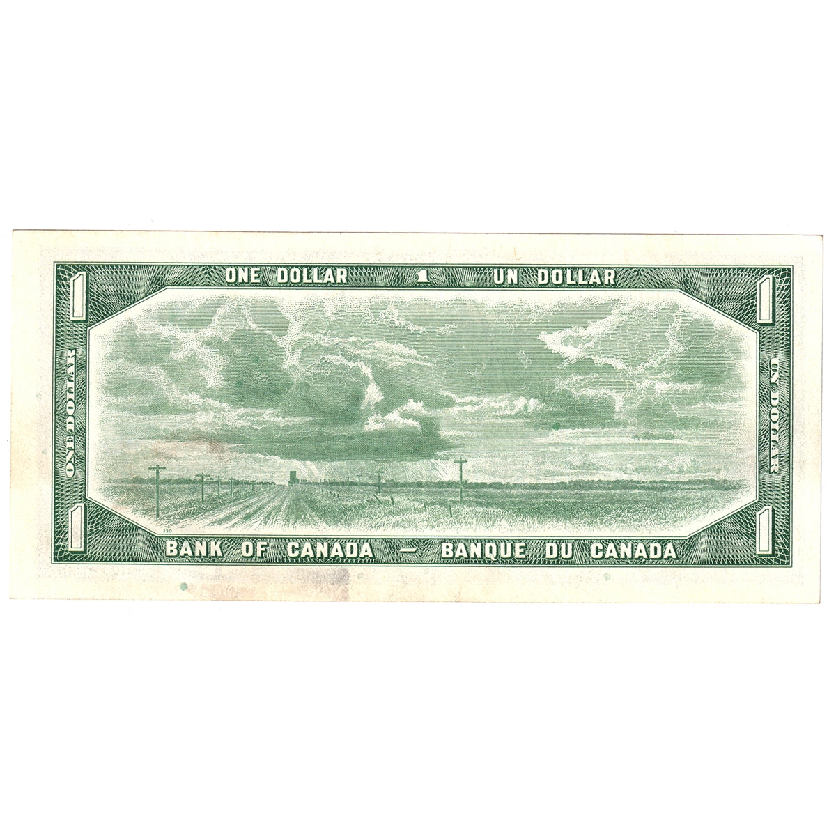 BC-37d 1954 Canada $1 Lawson-Bouey, A/I, AU-UNC