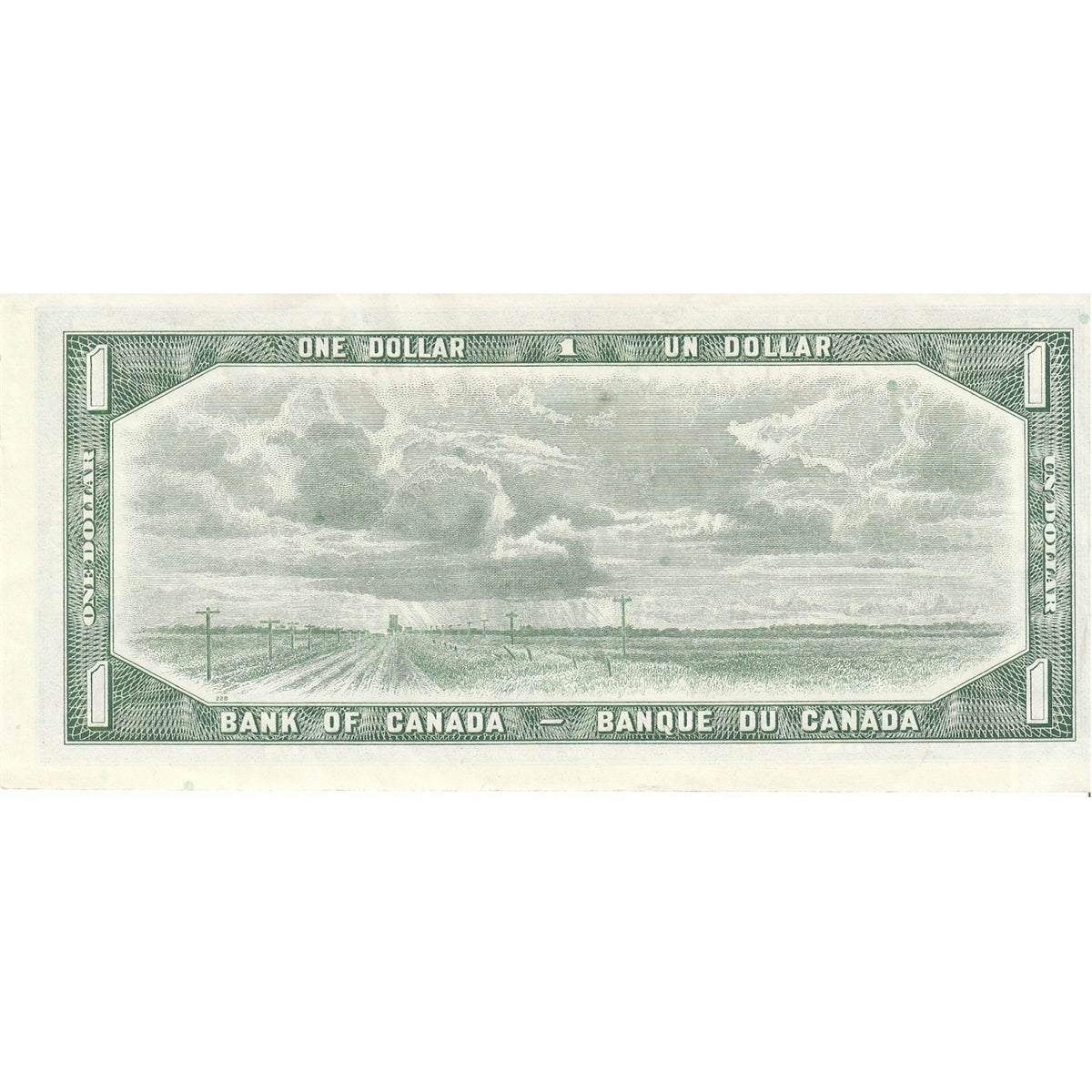BC-37d 1954 Canada $1 Lawson-Bouey, B/I, AU