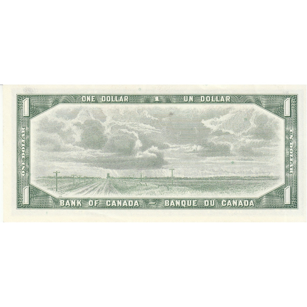BC-37d 1954 Canada $1 Lawson-Bouey, D/I, AU-UNC