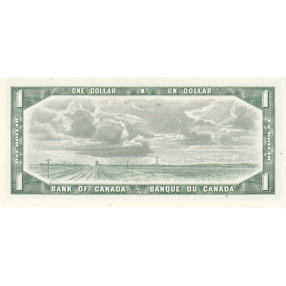 BC-37d 1954 Canada $1 Lawson-Bouey, D/I, Choice Uncirculated (CUNC63)