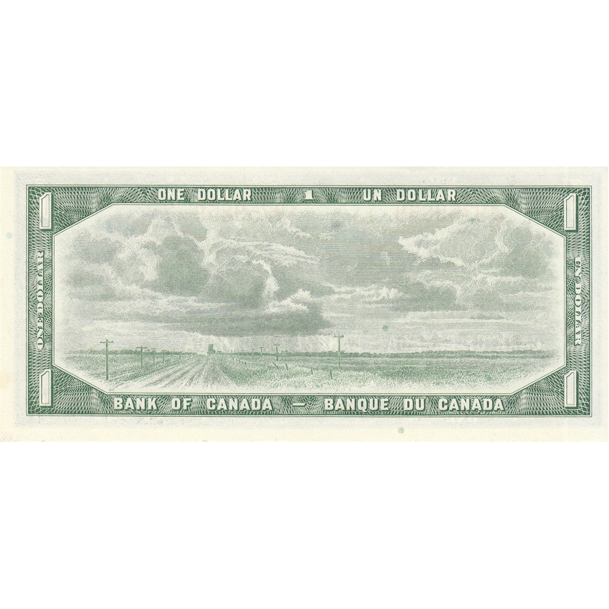 BC-37d 1954 Canada $1 Lawson-Bouey, W/F, AU-UNC
