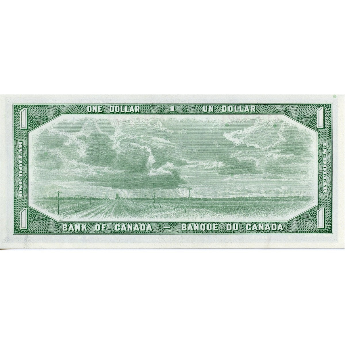 BC-37d 1954 Canada $1 Lawson-Bouey, X/F, CUNC