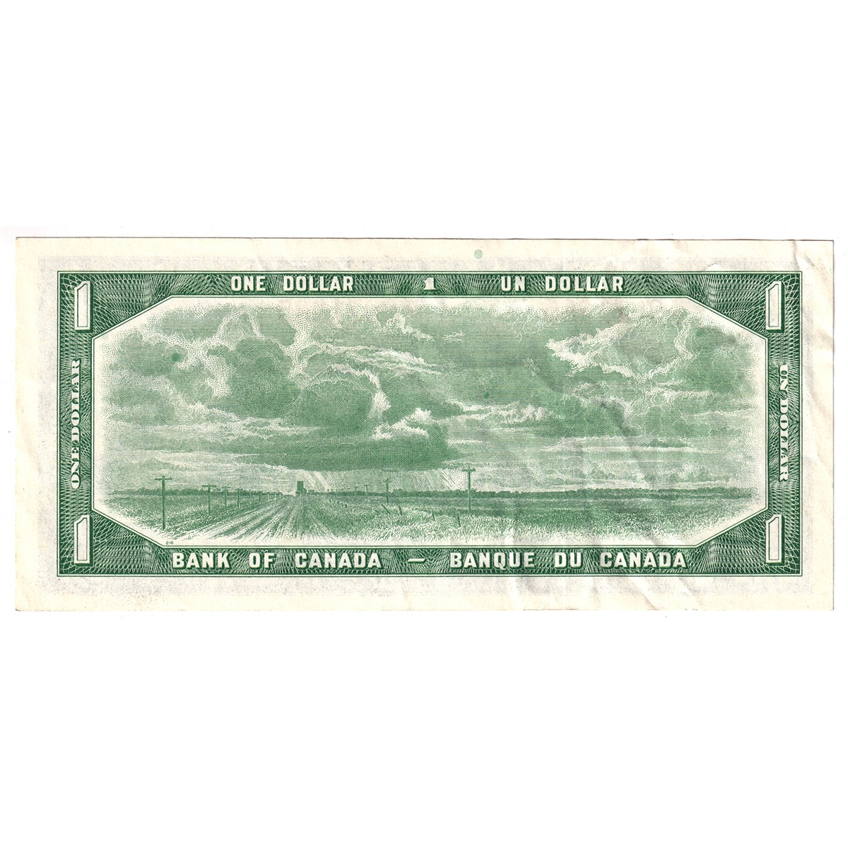 BC-37d 1954 Canada $1 Lawson-Bouey, X/F, EF-AU (EF45)