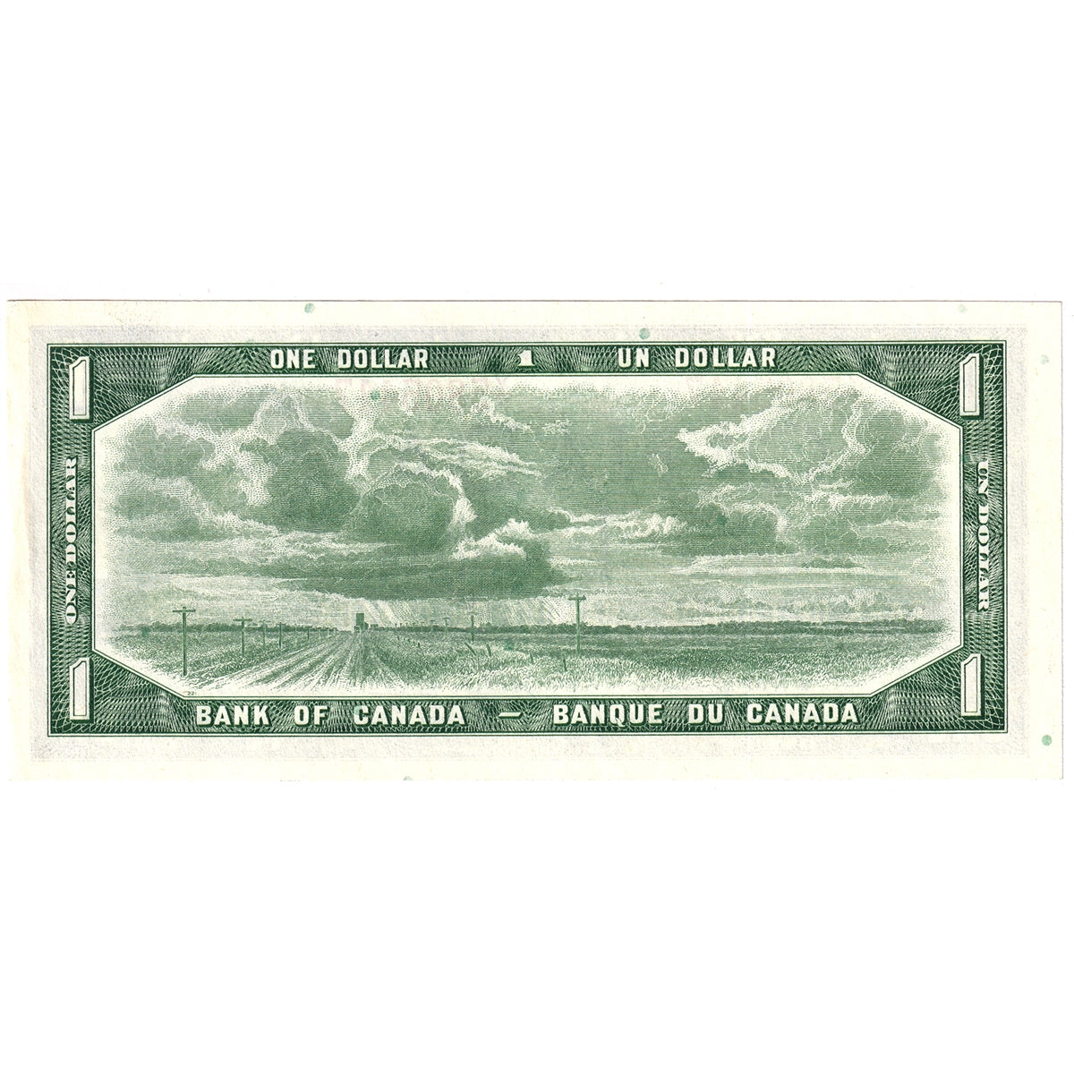 BC-37d 1954 Canada $1 Lawson-Bouey, Y/F, AU-UNC