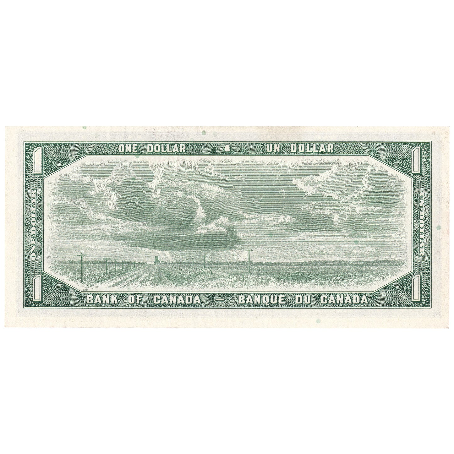 BC-37d 1954 Canada $1 Lawson-Bouey, Y/F, UNC
