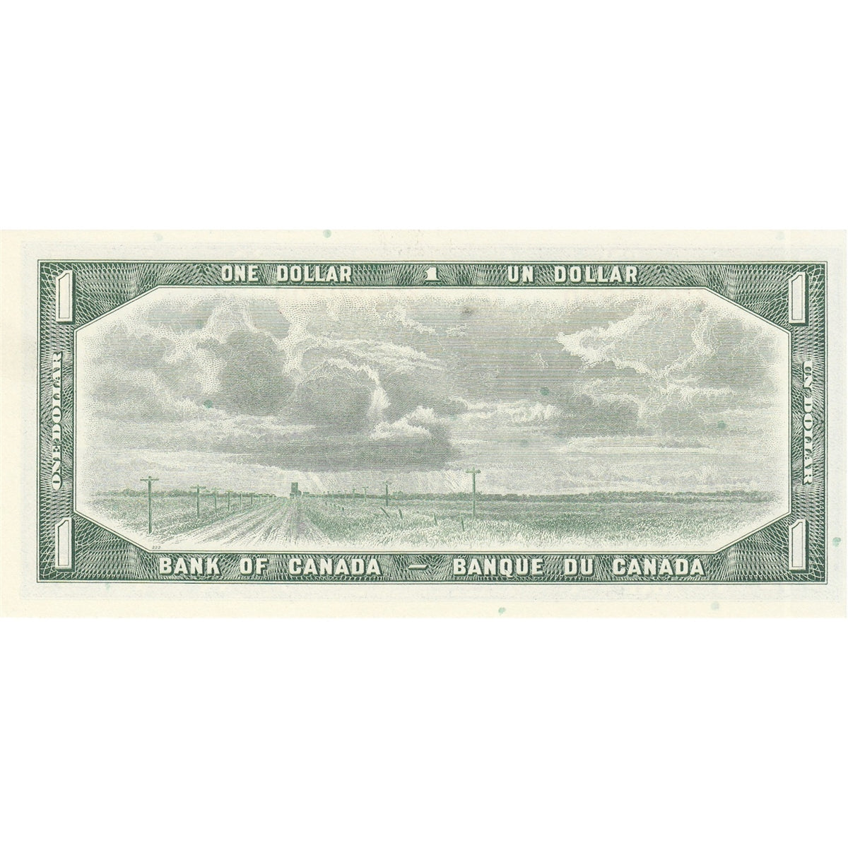 BC-37d 1954 Canada $1 Lawson-Bouey, Z/F, CUNC