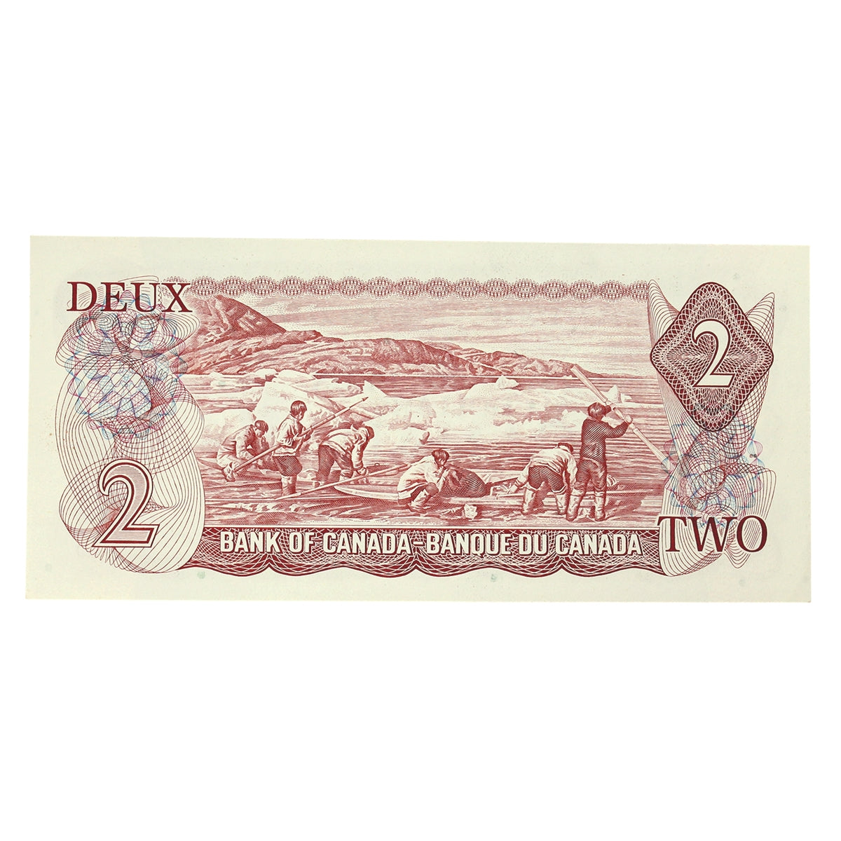 BC-47a-i 1974 Canada $2 Lawson-Bouey, ABF, Almost Uncirculated (AU50)