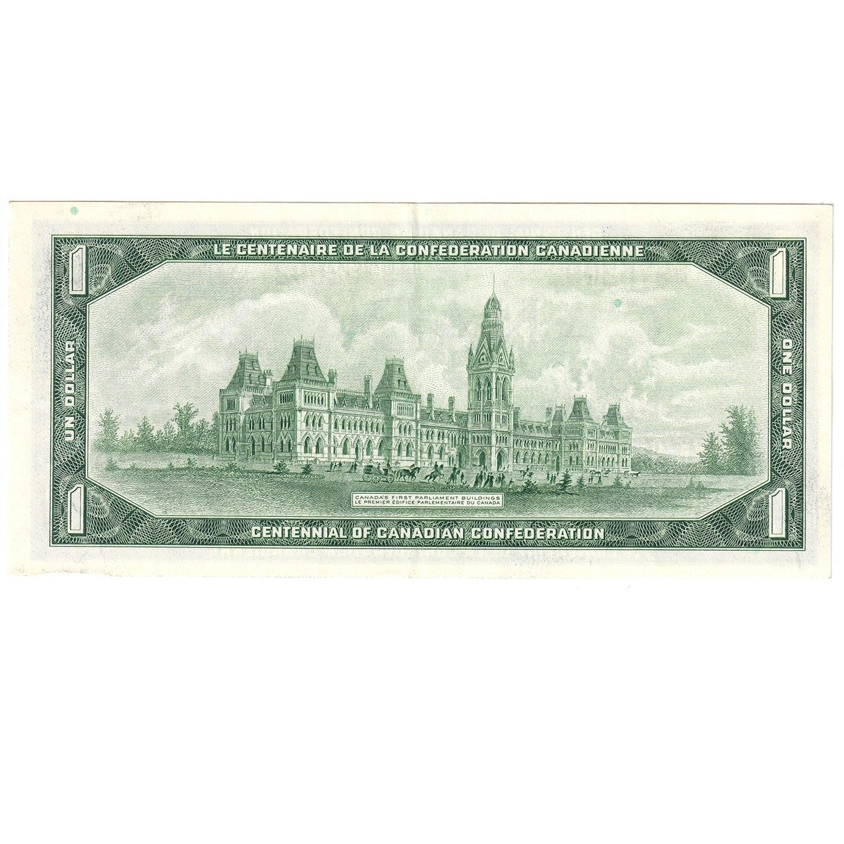 BC-45b-i 1967 Canada $1 Beattie-Rasminsky, J/P, EF-AU