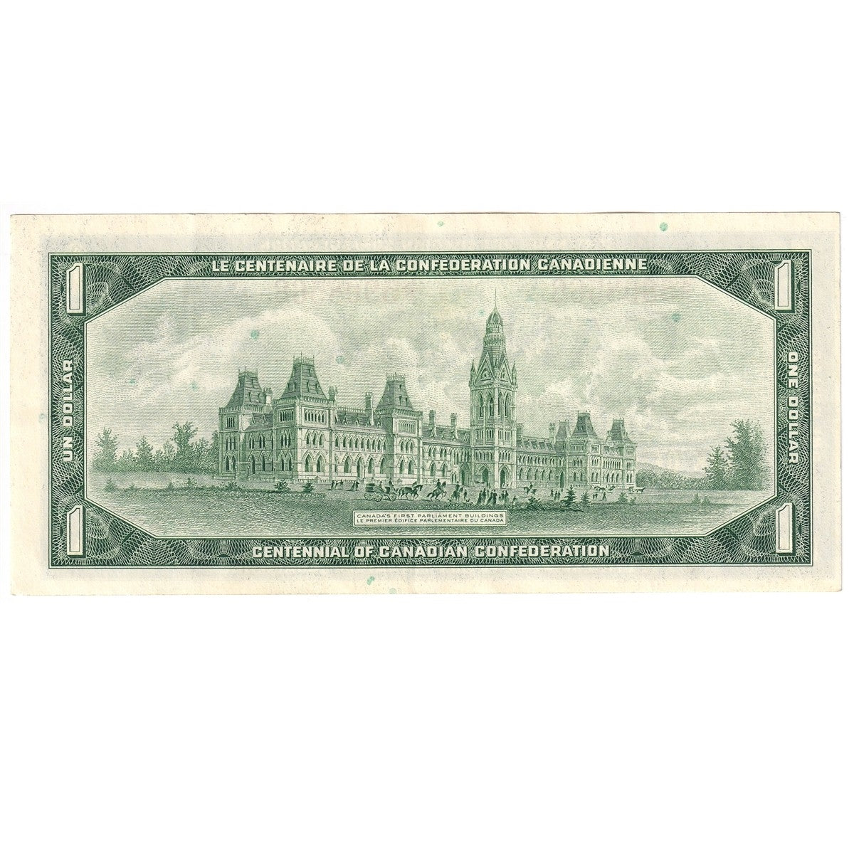 BC-45b-i 1967 Canada $1 Beattie-Rasminsky, K/P, EF