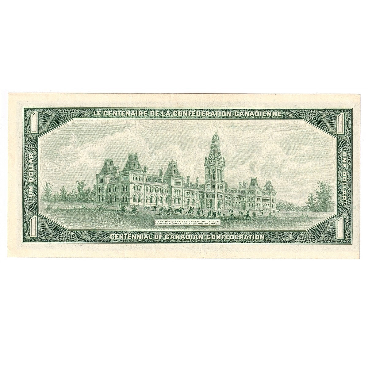 BC-45b-i 1967 Canada $1 Beattie-Rasminsky, K/P, VF-EF