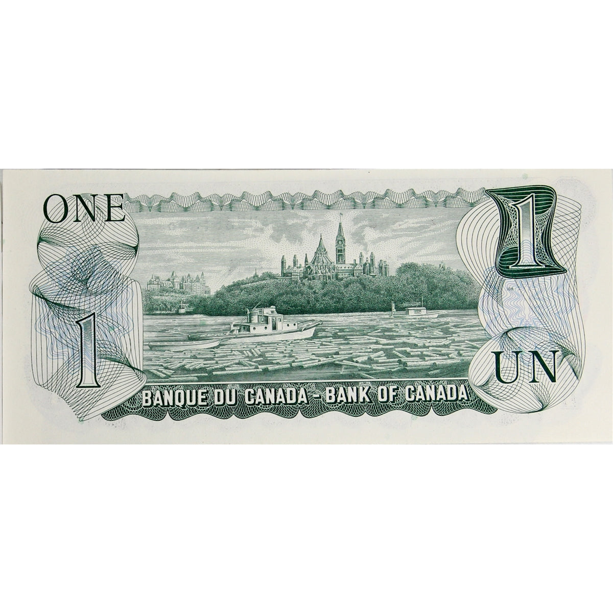 BC-46a 1973 Canada $1 Lawson-Bouey, AU, Choice Uncirculated (CUNC63)
