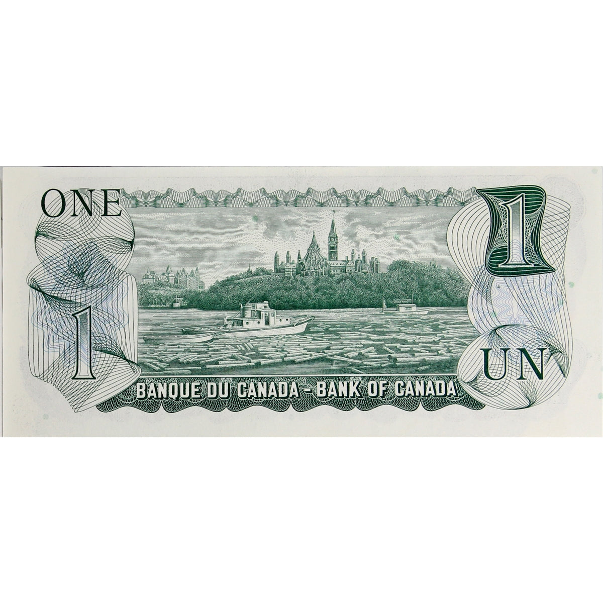 BC-46a 1973 Canada $1 Lawson-Bouey, AZ, Uncirculated (MS60)