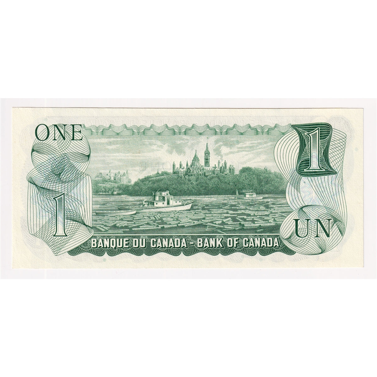 BC-46a 1973 Canada $1 Lawson-Bouey, FE, Choice Uncirculated (CUNC63)