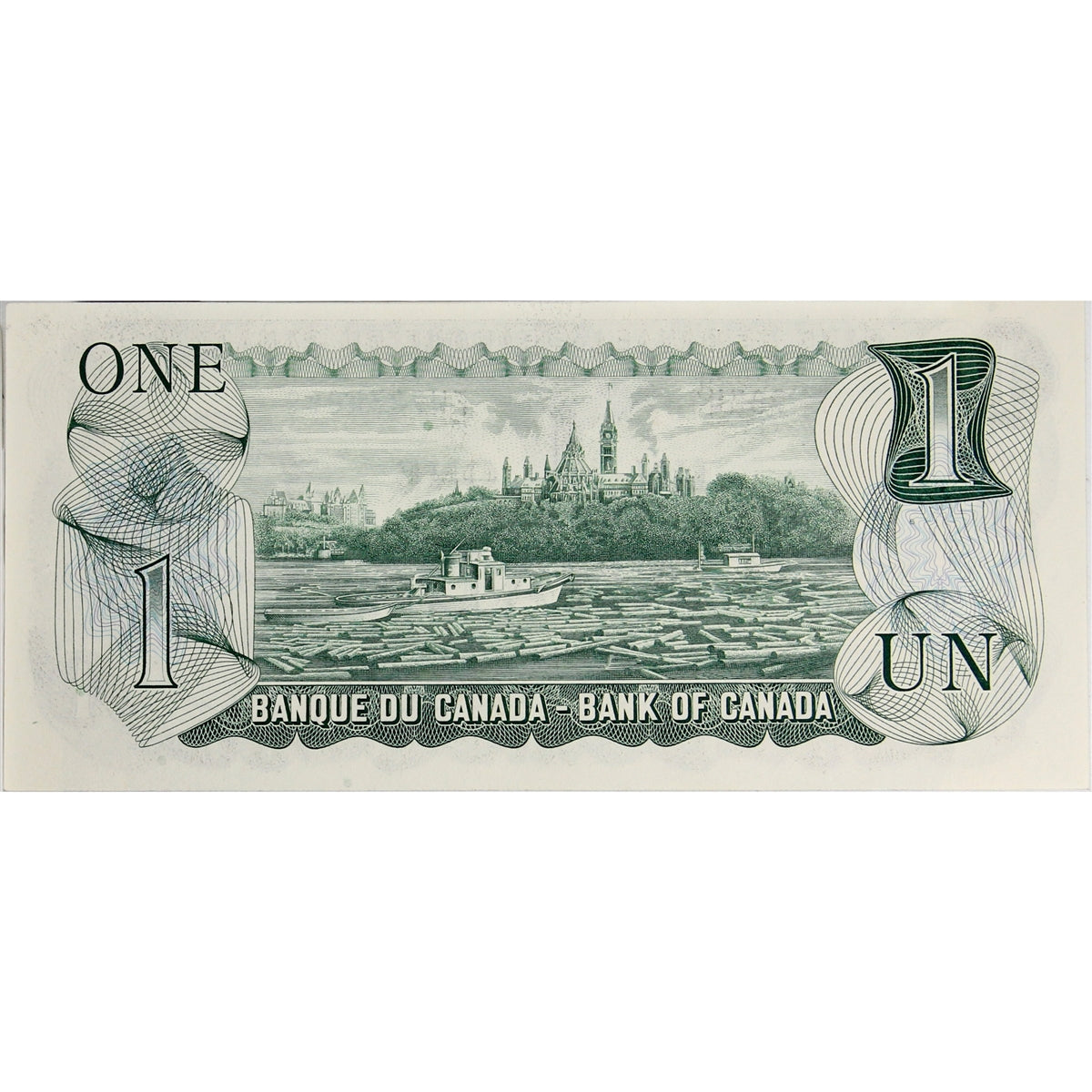 BC-46a 1973 Canada $1 Lawson-Bouey, FW, Uncirculated (MS60)