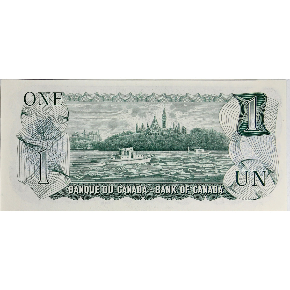 BC-46a 1973 Canada $1 Lawson-Bouey, NA, Choice Uncirculated (CUNC63)