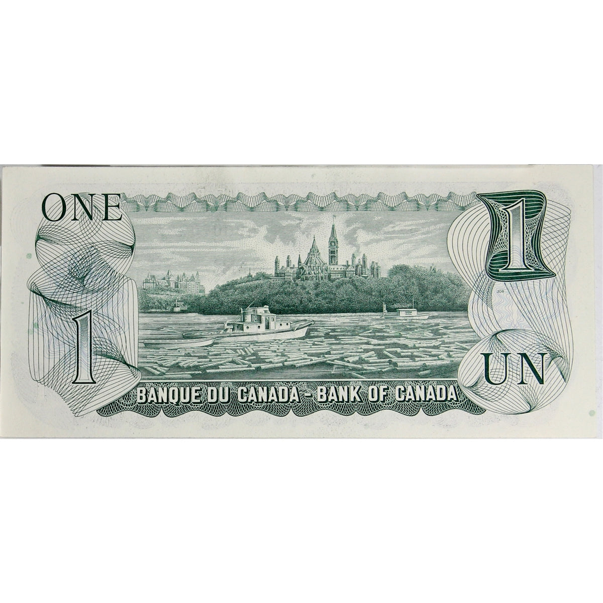 BC-46a 1973 Canada $1 Lawson-Bouey, ND, Uncirculated (MS60)