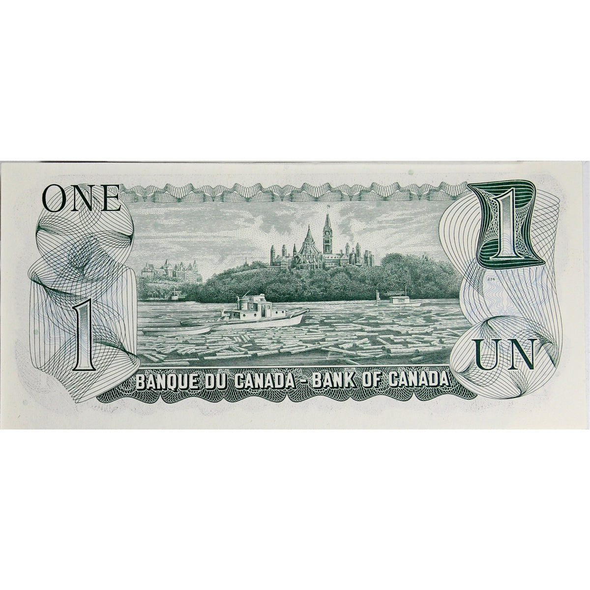 BC-46a 1973 Canada $1 Lawson-Bouey, NU, Uncirculated (MS60)