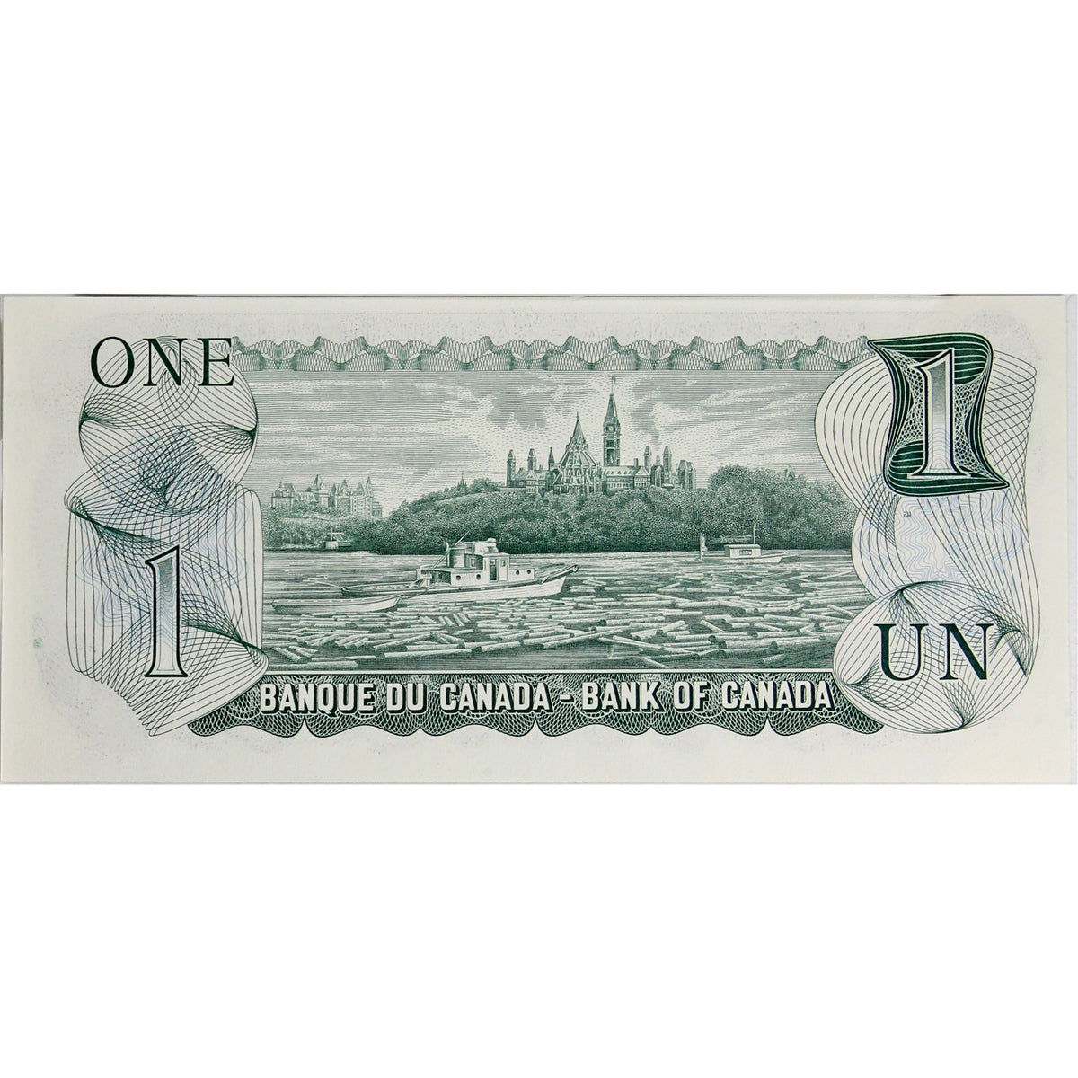 BC-46a 1973 Canada $1 Lawson-Bouey, OA, Choice Uncirculated (CUNC63)