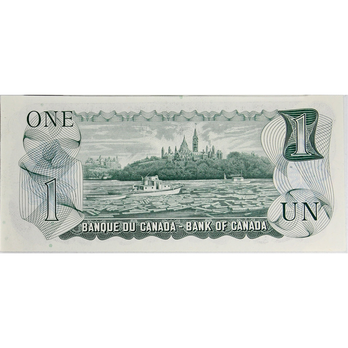 BC-46a 1973 Canada $1 Lawson-Bouey, OA, Uncirculated (MS60)