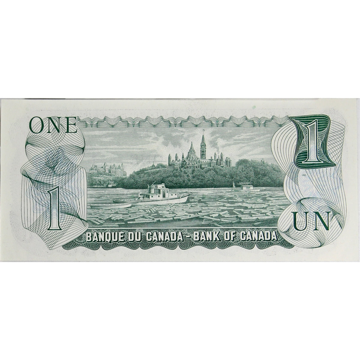 BC-46a 1973 Canada $1 Lawson-Bouey, OJ, Uncirculated (MS60)