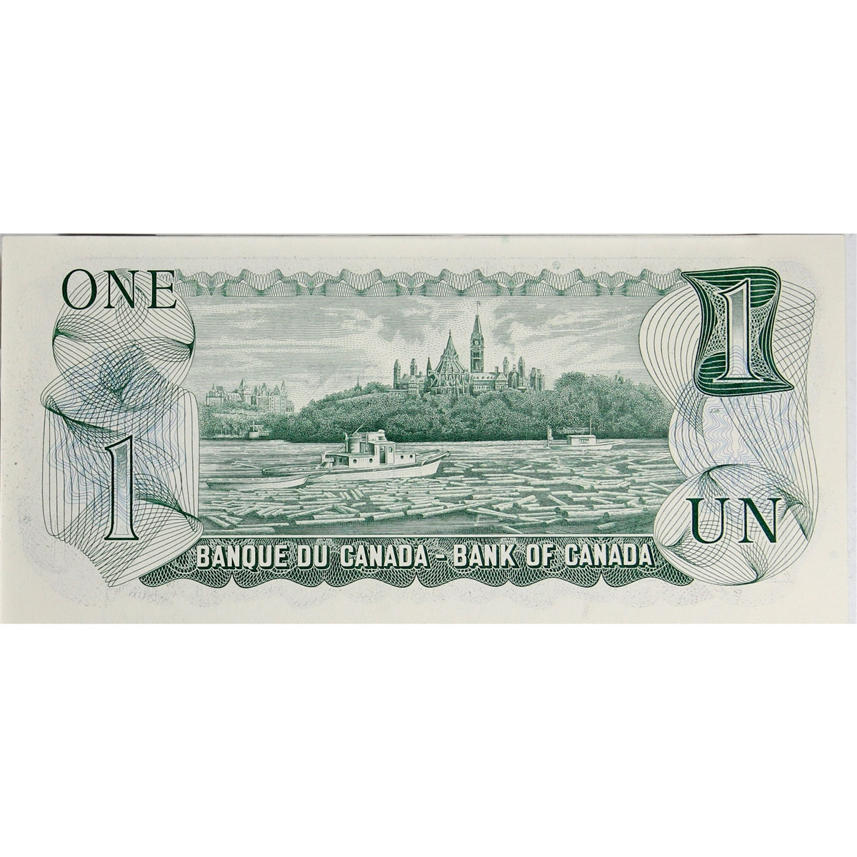 BC-46a 1973 Canada $1 Lawson-Bouey, OP, Choice Uncirculated (CUNC63)