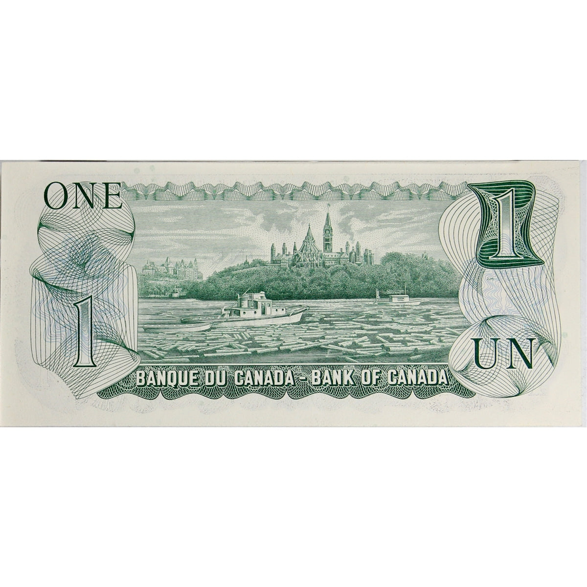 BC-46a 1973 Canada $1 Lawson-Bouey, OT, Uncirculated (MS60)