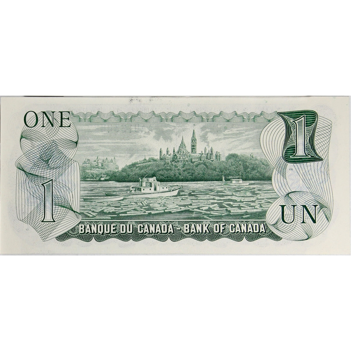 BC-46a-i 1973 Canada $1 Lawson-Bouey, AAU, Uncirculated (MS60)