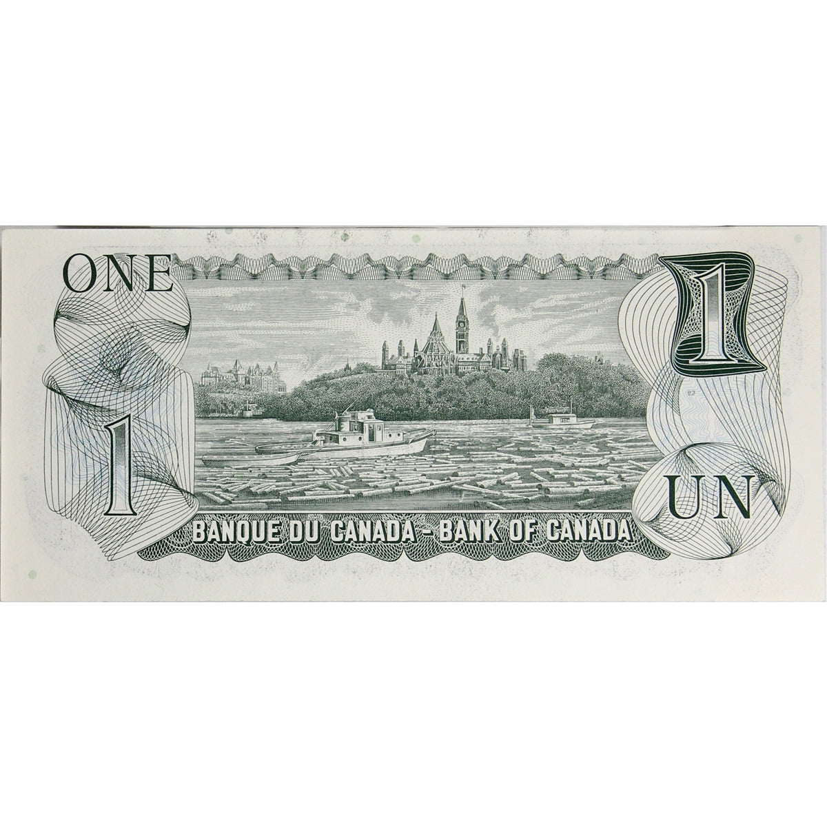 BC-46a-i 1973 Canada $1 Lawson-Bouey, AFK, Uncirculated (MS60)