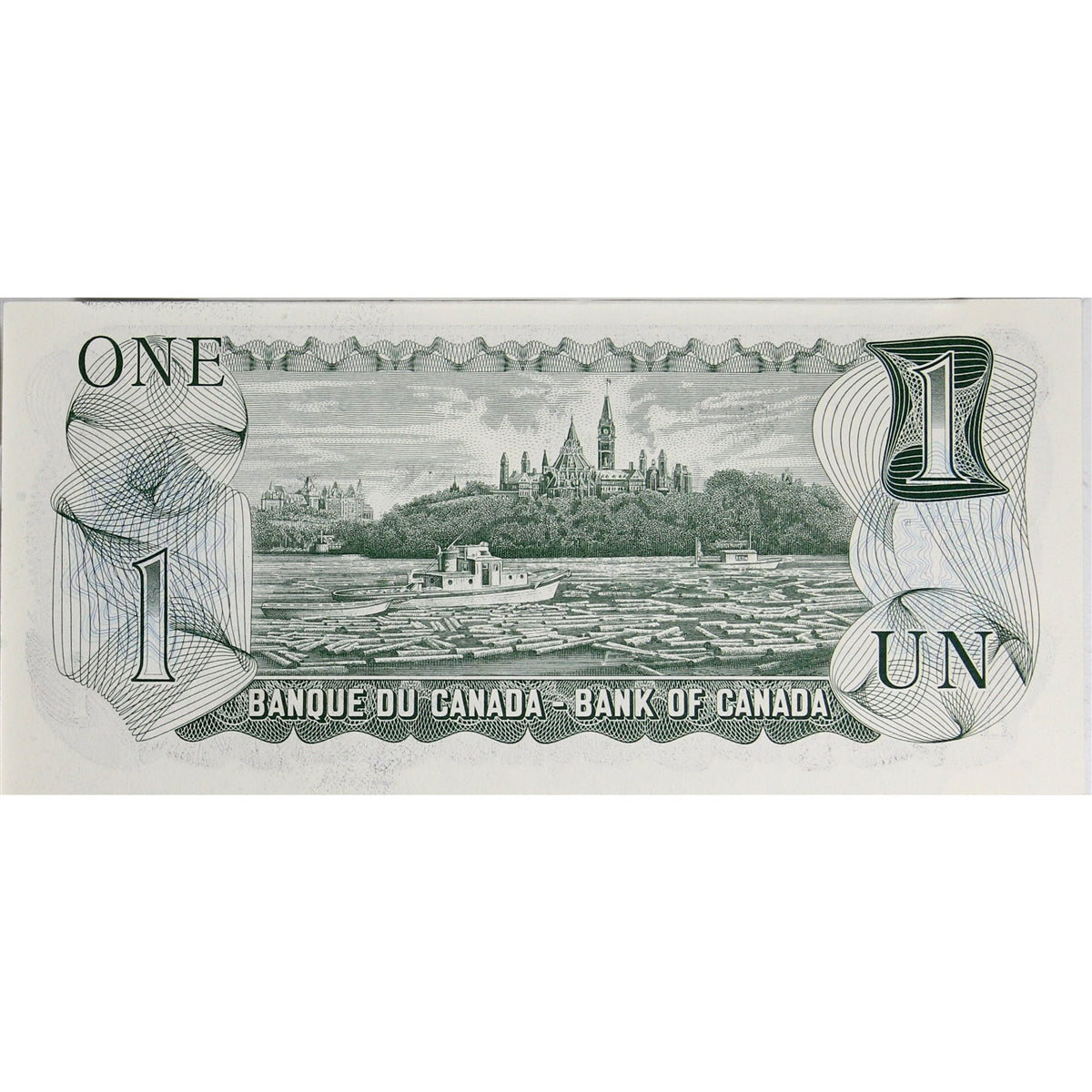 BC-46a-i 1973 Canada $1 Lawson-Bouey, AFL, Choice Uncirculated (CUNC63)